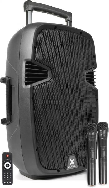 Vonyx SPJ-PA912 Tragbares Soundsystem ABS 12" 2 UHF/USB/MP3
