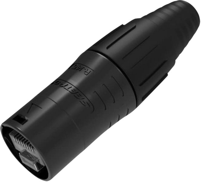 SEETRONIC RJ45-Kabelkanal, schwarzes Gehäuse