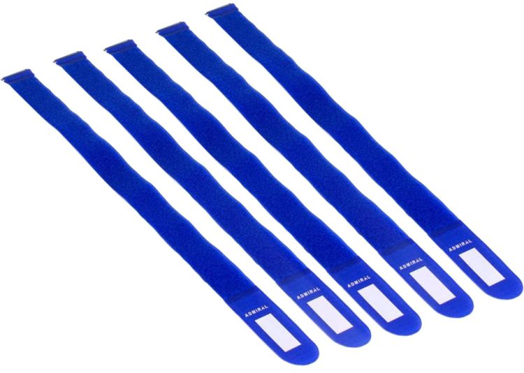 Admiral Kabelbinder 55cm blau 5 Stück