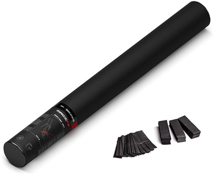 Magic FX Handbetriebene Konfettikanone 50cm - Schwarz