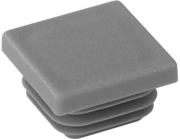Riggatec Endkappe verkehrsgrau für 30 x 30 x 1-2,5 mm Rohr Vierkant