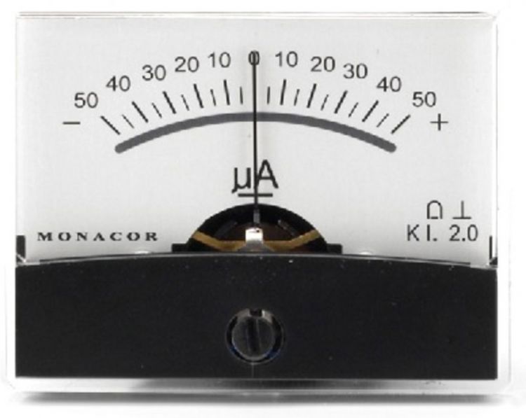 MONACOR PM-2/+-50UA Einbaumessinstrument