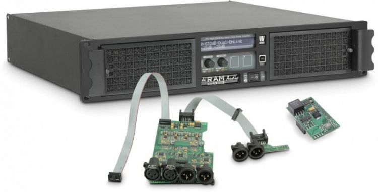 Ram Audio W6000DSPAES PA Endstufe 2 x 3025 W 2 Ohm inkl. DSP Modul