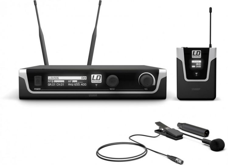 LD Systems U506BPW Funkmikrofon mit Bodypack und Blasinstrumenten Mikrofon