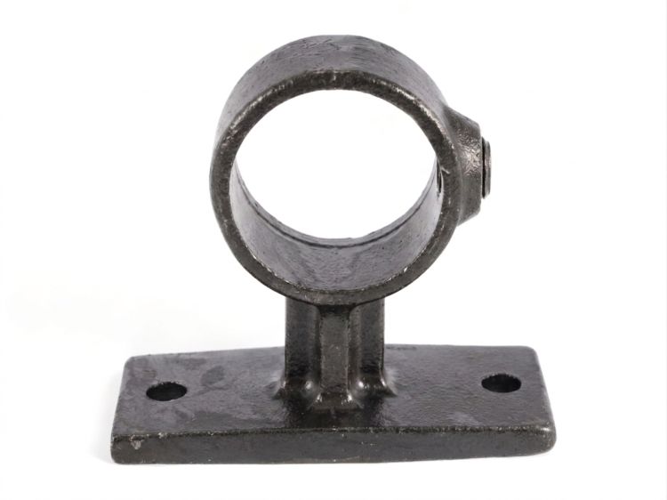 Riggatec Rohrverbinder Handlaufhalterung für 48,3 mm Rohr in Schwarz
