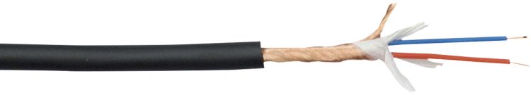 DAP MC-216 Schwarz Mikro/Line Kabel, 100 m