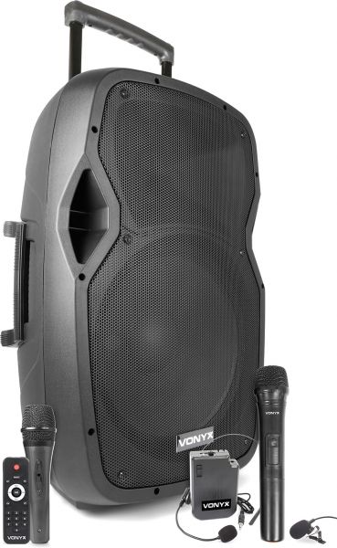 Vonyx AP1500PA Tragbarer Lautsprecher 15"