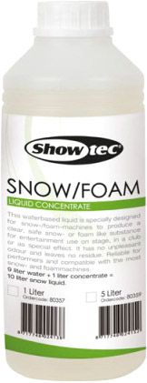 Showtec Schnee/Schaum 1 Liter Konzentrat