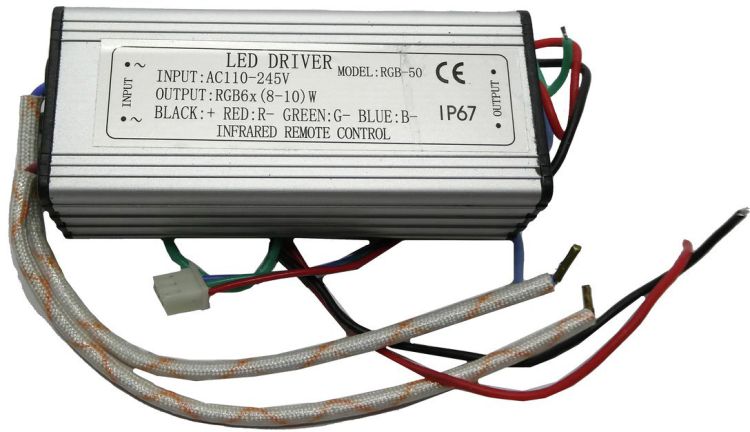 Ersatzteil Platine (LED Treiber) LED IP FL-50 COB RGB (RGB-50)