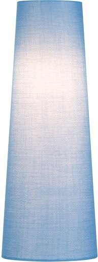 SLV FENDA Leuchtenschirm, konisch, blau, Ø/H 15/40 cm