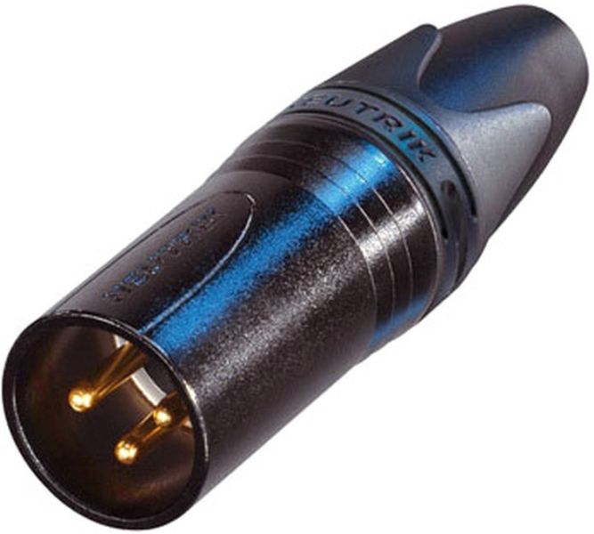 Neutrik NC3MXX-B - 3-pol XLR Stecker male
