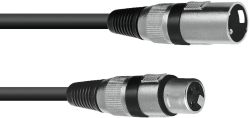 OMNITRONIC XLR cable 3pin bk