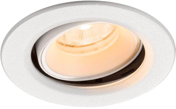 SLV NUMINOS® MOVE XS, Deckeneinbauleuchte, 2700 K, 20°, IP20, rund, weiß