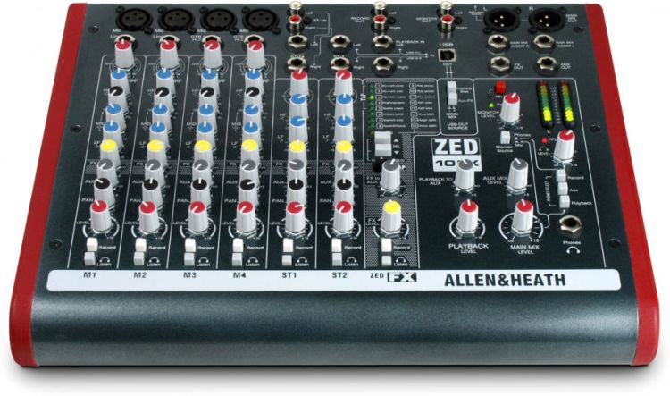Allen & Heath ZED 10FX Audiomixer mit Effekt-Prozessor