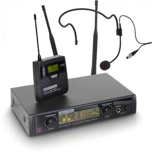 LD Systems WIN 42 BPH B 5 Funkmikrofon System mit Belt Pack und Headset