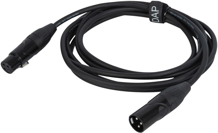 DAP-Audio FLX09 - DMX/AES-EBU XLR/M 3P to XLR/F 3P 3 m