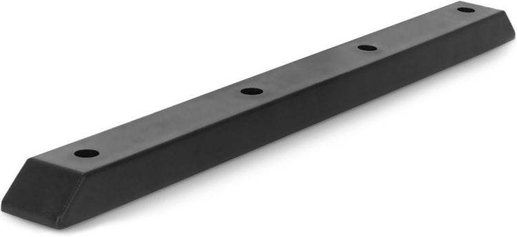 Adam Hall Hardware 49645 - Kufe aus schwarzem Kunststoff, 45 cm