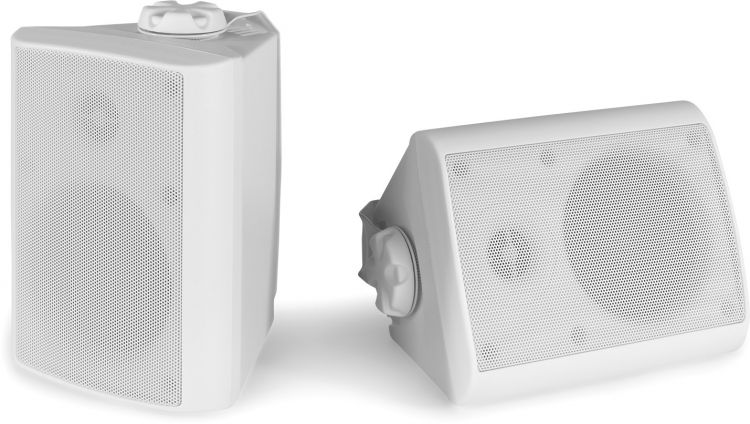 Power Dynamics BGO40 Lautsprecherset Innen/Außen 4" 100W Weiß