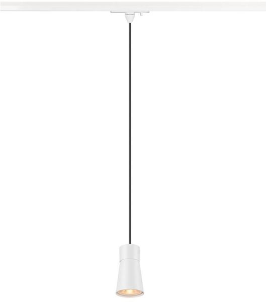 SLV PURI 2.0 Cone, 1~ Pendelleuchte, GU10, Pendellänge 200cm, 1x max. 6W, weiß -B-Stock-