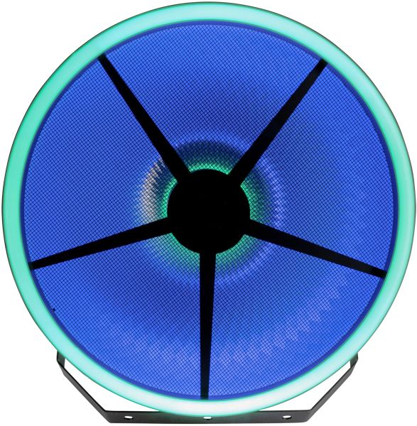 SHOWTEC Goliath Retro-Lichteffekt mit Wolfram-Simulation und doppeltem RGB-LED-Ring