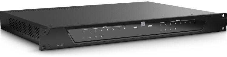LD Systems ZONE X 1212 - DSP-Matrix mit Hybrid-Architektur - 12 IN / 12 OUT