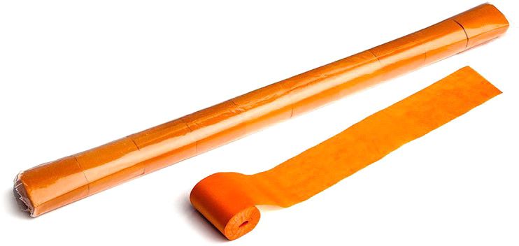 Magic FX Stadium Streamer 20m x 5cm - Orange