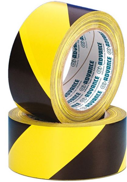 Advance Tapes 5803 Warnband schwarz/gelb 50mm x 33m