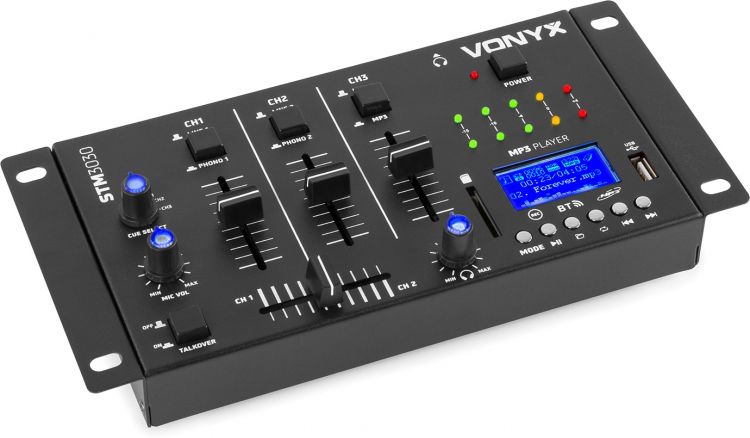 Vonyx STM3030 4-Kanal-Mischpult USB/MP3/BT/REC