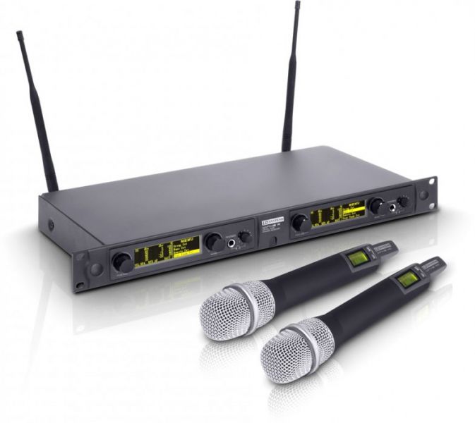LD Systems WIN42HHD2B5 Funkmikrofon mit 2x Handmikrofon dynamisch