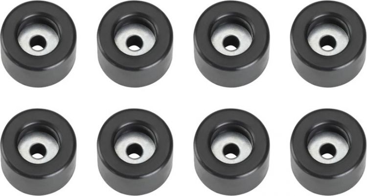 Adam Hall Hardware 4904 M 8 AH 8er Set Gummifuß 25 x 15 mm im Beutel