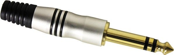 Adam Hall Connectors 7511 Klinkenstecker 6,3 mm stereo gold