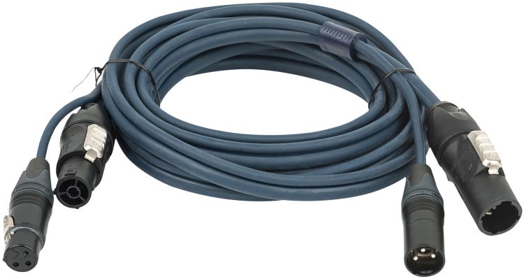DAP-Audio FP-13 Hybrid Cable - powerCON TRUE1 & 3-pin XLR - DMX / Power DMX & Strom - 6 m