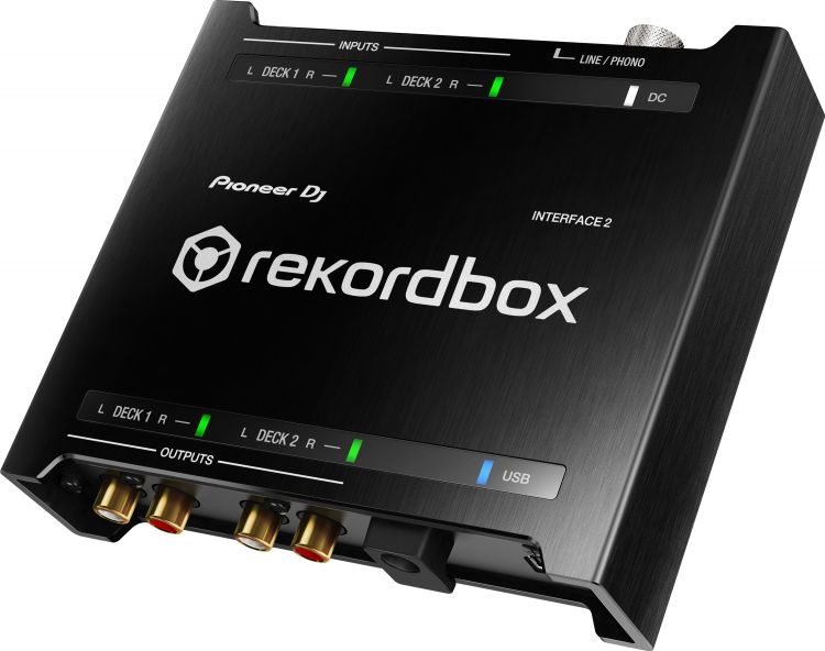 Pioneer DJ INTERFACE 2 Audio-Interface mit rekordbox dj und dvs
