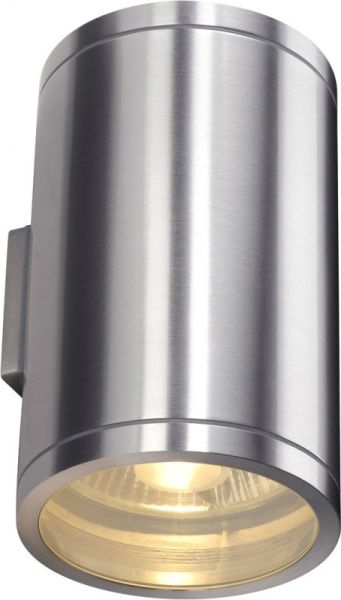 SLV ROX WALL OUT UP/DOWN, QPAR11, Outdoor Wandleuchte, alu gebürstet -B-Stock-