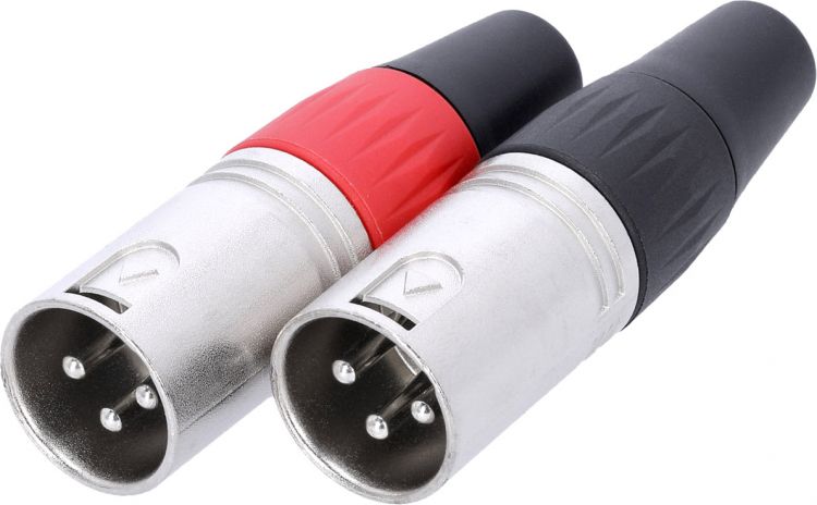 Adam Hall Connectors 3 STAR C XM3 PAIR - XLR Stecker 3-Pol male Paar