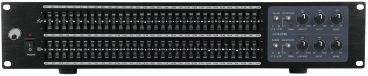 OMNITRONIC GEQ-2310 Equalizer 2x31-Band -B-Stock-