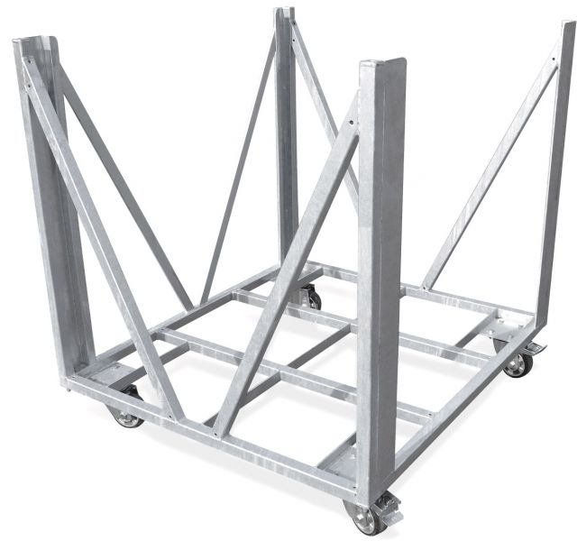 Bullstage StageBarrier Rollwagen für gerade 1m Elemente