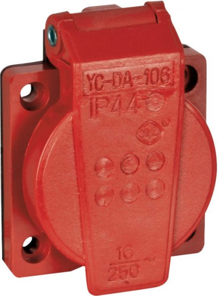 Showtec Chassis 230V/240V VDE Connector  Red