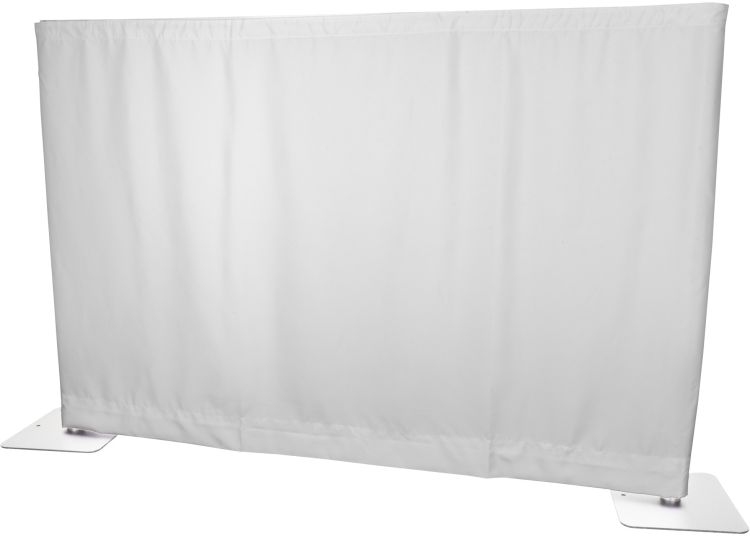P&D curtain - Medium Gloss Satin<br /> Unpleated, 280(w) x 120(h
