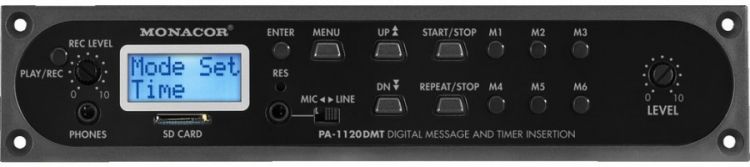 MONACOR PA-1120DMT Nachrichten/Uhr-Modul