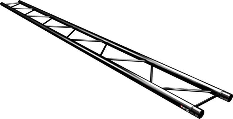 Naxpro-Truss FD 22 Strecke 250 cm RAL9005 - Schwarz - Seidenmatt