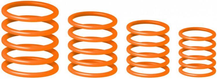 Gravity RP 5555 ORG 1 Universeller Gravity Ring Pack, Electric Orange