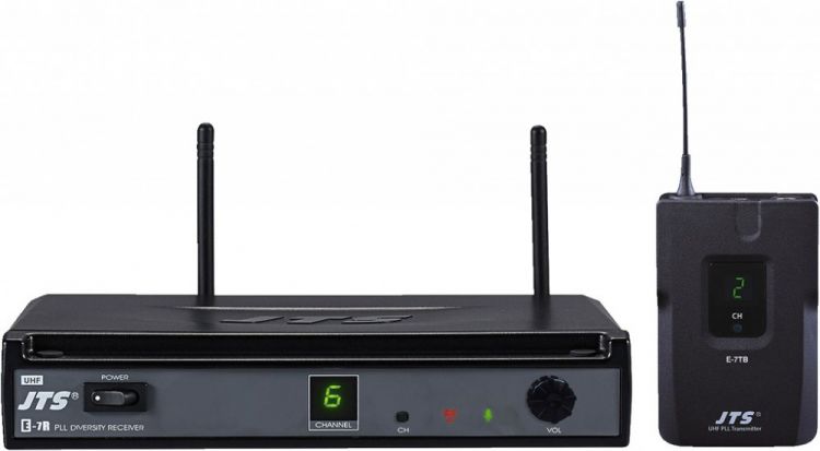 JTS E-7BPSET/5 UHF PLL audio transmission set