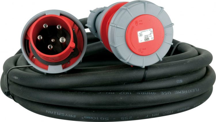 Showtec Extension Cable, 3 x 63A 380V  10 m/5 x 10 mm2