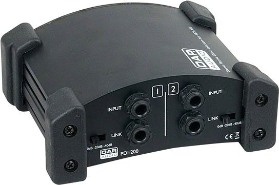 DAP-Audio PDI-200 Stereo passive direct injection box