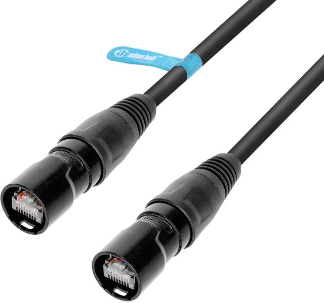 Adam Hall Cables 4 STAR ECON CAT6A IP65 0.5m - Netzwerkkabel | Cat.6a (S/FTP) Rean® Z-Series IP65