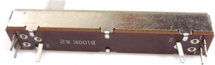 Crossfader 100KBx2 45mm PM-211/311