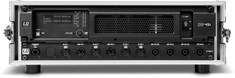 LD Systems DSP 45 K RACK 4-Kanal DSP-Endstufe und Patchbay im 19&quot; Rac