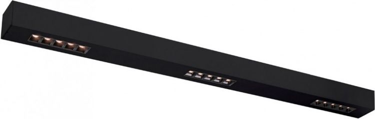 SLV Q-LINE CL, LED Indoor Deckenaufbauleuchte, 1m, BAP, schwarz, 3000K