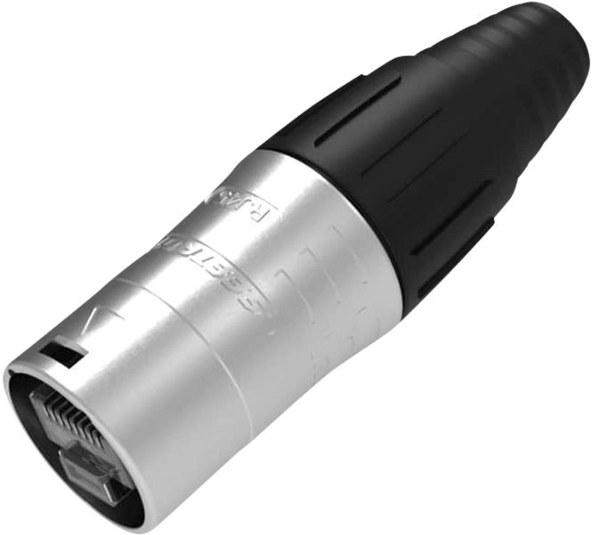 SEETRONIC RJ45-Kabelkanal mit verchromtem Gehäuse